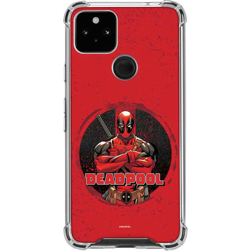 Marvel Deadpool Wade Wilson Google Pixel 5a 5G Clear Case